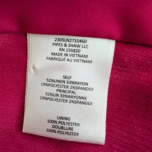 NWOT Veronica Beard Hirsh Pink Dickey Jacket Blazer Size 6 Celebrity Linen - Picture 14 of 16